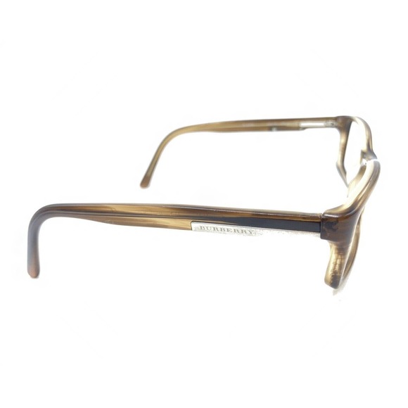 Burberry B 2076 Translucent Striped Brown Eyeglasses Frames 52-16 135 Italy - Picture 4 of 12